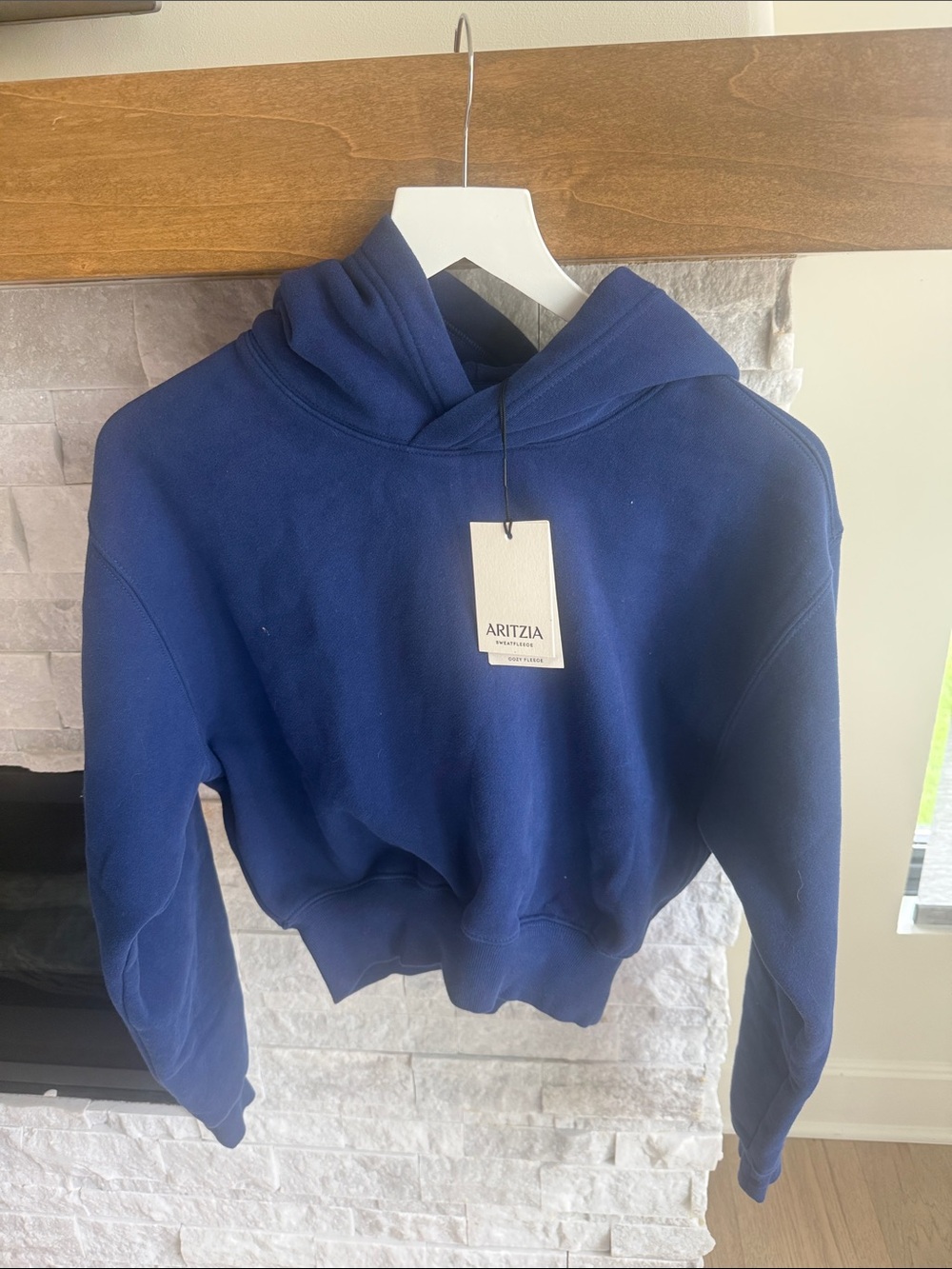NWT- Aritzia Perfect Crop Hoodie Sweatershirt